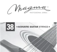 Magma Strings GA038G - Струна одиночная для акустической гитары 38, Серия: Gold Alloy 85/15, Калибр: 38, Обмотка: бронзовый сплав.