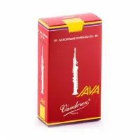 Java Red Cut filed №2,5 (10 шт) Трости для сопрано саксофона Vandoren 