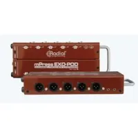 Radial exo-pod  пассивный линейный изолированный сплиттер in: 1 x xlr, out: 10 x xlr + 4 xtrs