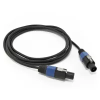 ROXTONE SPC400/1 Кабель распаянный для громкоговорителей ,∮8.0mm 2x2.5mm2, 4конт. Speakon-4конт. Speakon,, 1м