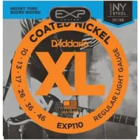 D`Addario EXP110  струны для электрогитары с полимерным покрытием 10-46