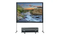 [LMF-100134] Экран Lumien [Master Fold] 303x526 см (230"), (раб. область 286х508 см) Matte White + Rear Projection два полотна в комплекте, черн. кайма по периметру 16:9, поставляется в флайт-кейсе