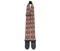 Perri's TWS-7007 - Ремень для гитары, Серия: JACQUARD, Материал: жаккард, с кожаными концами, Рисунок: X and Os, Ширина ремня: 5 см, Длина: 99 - 147 с
