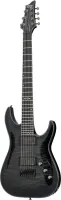 SCHECTER HELLRAISER HYBRID C-7 TBB -  электрогитара, 24 лада, корпус: красное дерево с топом из волнистого клёна, гриф: клён 3 куска, накладка: черное дерево, вклееный,  звукосниматели: HH, 57-7H, EMG 66-7H, регулировки: 2х громкость, тон, 3х полосный экв