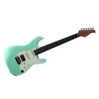 Mooer gtrs s800 green  электрогитара со встроенным процессором, hss, палисандр,