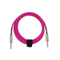 DIMARZIO INSTRUMENT CABLE 10' NEON PINK EP1710SSPK инструментальный кабель 1/4'' mono - 1/4'' mono, 3м, цвет розовый неон