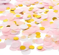 SFAT Confetti ROUND 55 mm GOLD- 1 kg -конфетти для сцены, круглой формы, Эффект металл. блеска, 55мм,цвет золото - 1 кг