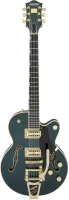GRETSCH G6659TG-VWH BRDKSTR VINT WHT WC Полуакустическая гитара, Bigsby, цвет зеленый
