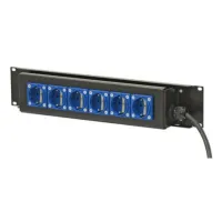 ИМЛАЙТ BRW-3-SCHUKO-6-CEE Коробка монтажная, размер 210*h170*95мм,  6 розеток SCHUKO, вход - вилка CEE 5п16А, выход - розетка CEE 5п16А, монтаж на стену, на ферму