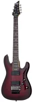 SCHECTER DEMON-7 FR CRB - 7-струнная электрогитара,24 лада, корпус: липа, гриф:клён, накладка венге, на болтах, звукосниматели: HH Schecter Diamond Active HB-105S, регулировки: громкость, тон, 3х позиционный переключатель, FloydRose Special, Цвет: красный