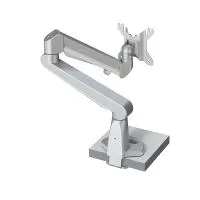 FORMING FUNCTION 4385605302- Настольный шарнирный кронштейн серии STOCKHOLM для 1 монитора с газопружинным амортизатором, макс. нагрузка 14 кг, зажим, серебристый