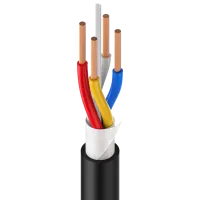 ROXTONE SC040D/100 Black Кабель для громкоговорителей,13,2мм, 4х4 кв.мм. Цвет: черный, 100м на деревянной катушке.