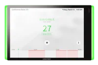 Crestron TSS-770-B-S-LB KIT, 7-дюймовая настольная cенсорная панель бронирования, с одной световой полосой TSW-770-LB-B-S, цвет черный