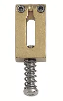 Saddle set Gotoh S199-GG - Steel saddle set for 510T-FE bridge with GG, gilded finish