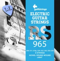 (009-065) GALLI STRINGS RS965 - струны для 8 струнной гитары, размер 009-095, натяжение - Light.