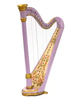 MLH0027 Iris Арфа 21 струнная (A4-G1), цвет сиреневый глянцевый, Resonance Harps