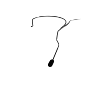 Shure wcm16. конденсаторный вокальный головной микрофон shure для радиосистем