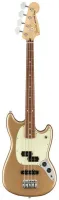FENDER MUSTANG PF FMG электрогитара, цвет золотой