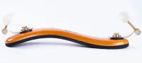0 violin shoulder rest FOM ME-001 - 3/4-4/4 violin shoulder rest with comfortable dark maple shoulder support and swivel brass end members