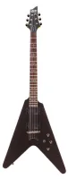 Schecter DEMON V-1 MBK Гитара электрическая, 6 струн, 24 лада, зв/сн Duncan Designed Active HB-105