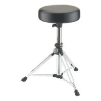 KandM 14030-000-02  стул для барабанщика Grande, круглое сиденье, кожзам, хром