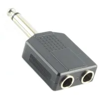 SOUNDKING CC313 Переходник (разъем переходной) 6,35мм, штекер, моно - 2х6,35мм,...