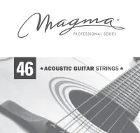 Magma Strings GA046G - Струна одиночная для акустической гитары 46, Серия: Gold Alloy 85/15, Калибр: 46, Обмотка: бронзовый сплав.
