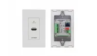 Передатчик HDMI Kramer Electronics [WP-789T/US-D(W/B)], RS-232, ИК по витой паре HDBaseT; поддержка 4К60 4:2:0, PoE, исполнение в виде настенной панели, цвет черный/белый, вариант США