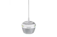 Микрофон Biamp [DevioDCM-1(White)] подвесной, технология Beamtracking™; 3 зоны по 120°; 3хLED mute индикаторы; 2хRJ45(доп.для подключения 2-ого DCM-1 по daisy-chain-макс.2 микрофона).Совместим с хабом SCR.Макс.расстояние м/д девайсами:15м. Цвет:белый.