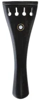 Viola tailpiece Acura AT-E3A641 - Grade A round ebony tailpiece with horn saddle and Parisian eye for 16 inch viola