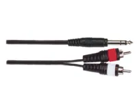 Аудио кабель Soundking BB304-3M, джек 6.3 - 2X RCA, 3 м