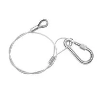 GUIL ESL-17 страховочный тросик из оцинкованной стали, Ø 2 мм, 50 см, нагрузка 20 кг