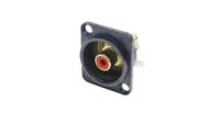 Разъем Neutrik RCA MALE панельный (NF2D-2) красный