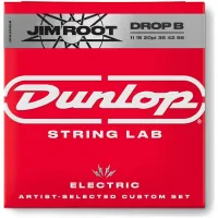 DUNLOP JIM ROOT EL NKL 11/56 (DROP B)-6/SET именные струн Дж.Рут дроп Си