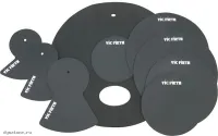 VIC FIRTH MUTEPP 6 - Тренировочный набор для ударной установки 10", 12", 14", 16", 22" и 3х тарелок