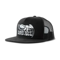 Ernie Ball 4158 бейсболка чёрная с белым логотипом Ernie Ball