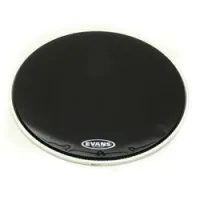 Evans bd22ra  eq1 resonant black 22" перед. пластик для бас бар. однослойн. черн. с демп. кольцом
