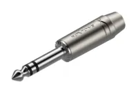 ROXTONE RJ3PP-NS-NN Разъем Jack  1/4" стерео,  размер 72,2*14мм., макс. диаметр кабеля 6,5mm Цвет: серебро, поставляется в индивидуальном блистере, по 20 блистеров в коробке, по 20 коробок в упаковке. всего 400штук в упаковке: 46х36х30см.