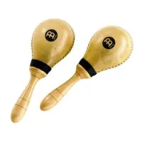Meinl msm4  rawhide maracas jumbo маракасы кожаные, деревянная ручка