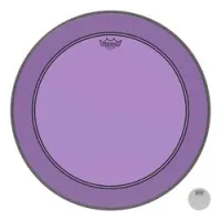 Remo p3-1322-ct-pu  22" powerstroke colortone пластик для бас барабана прозрач. , однослойн. , пурп
