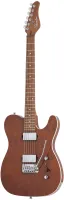 SCHECTER PT VAN NUYS GNAT ASH - 6-струнная электрогитара, 22 лада, корпус: ясень, гриф: обоженный клён, на болтах, звукосниматели: HH Schecter USA SuperRock Vintage, ругилировки: 1х громкость, 1х тон, 5-позиционный переключатель, цвет: Gloss Natural Ash