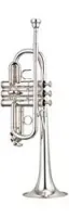 Yamaha YTR-6610S  труба профессиональная, Eb/ D, лёгкая, посеребренная, с кронами для Eb или D