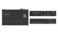 Передатчик Kramer Electronics [TP-121EDID] сигналов VGA и звуковых стерео (аналог и S/PDIF) сигналов в витую пару (TP) с эмулятором источника данных EDID, совместим с HDTV, длина линии передачи - 100м, Power Connect™.