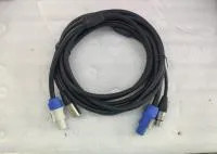 STAGE4 LightLink DUO P5 Коммутационный кабель комбинрованный с разъемами для светильников серии BARTONE / XLR 3 PIN DMX In/Out - Powercon Power in/out / Длина 5 м / Сечение кабеля DMX: 3x0.65 мм2; сечение кабеля питания 3x1,5 мм2 / Диаметр кабля DMX: 6.9 