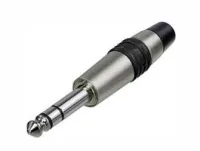 Rean NYS228C-0 кабельный разъем Jack 6.3мм TRS(стерео), штекер металический корпус для кабеля 6мм