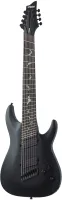 SCHECTER DAMIEN-8 MS SBK - 8 струнная электрогитара, 24 лада, мультимензур, корпус: махагон, гриф: клён, на болтах, накладка: палисандр, звукосниматели HH Schecter Diamond Heretic, регулировки: громкость, тон (пуш-пулл), 3х позиционный преключатель, цвет: