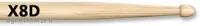 Барабанные палочки орех VIC FIRTH X8D