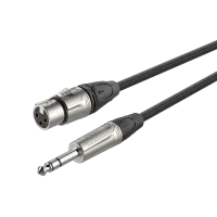 ROXTONE DMXJ220/1 Кабель микрофонный, MC002 (D: 6мм), XLR (3PF) -  6.3mm JACK (S), 1м