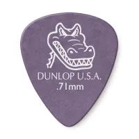 417R.71 Gator Grip Медиаторы, 72шт, толщина 0,71мм, Dunlop