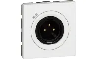 Разъём XLR штекер [078756] Legrand [Mosaic] 2 модуля - Белый